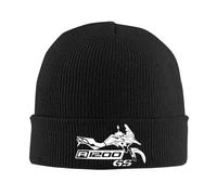 Gorro de Invierno de Aventura en Moto R1200 Divertido para Hombres Mujeres Gorra de Calavera de Punto Negro cálido Regalo para Lavar a Mano para el frío
