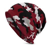 Gorro de Invierno de Camuflaje de Alabama para Hombres y Mujeres, Gorros de Calavera Suaves y cálidos para Clima frío