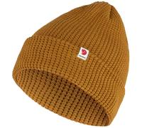 Fjällräven Ficha Gorro de Invierno Punto Gofre Patrón Amarillo Mostaza Nuevo