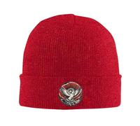 Gorro de Invierno Flor del Águila Unisex Hombre y Mujer Beanie de Punto Suave y Elástico Sombrero Tejido Estilo Retro Cálido con Dobladillo para Esquiar, Correr, Senderismo y Uso Diario