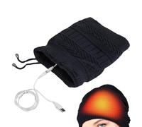 Gorro de invierno genérico | Sombrero eléctrico 2 en 1 Calentador de cabeza - Bufanda Cervical caliente USB para mujer, Rando esquí frío al aire libre invierno