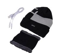 Gorro de invierno - Gorro térmico de invierno | Juego de bufandas para sombreros calentados USB para esquí, correr, senderismo, patinaje, tiempo frío
