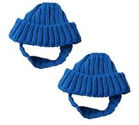 Gorro de invierno para animales pequeños, gorro de punto suave, ideal para sesiones de fotos y calor, gorro de punto cálido, ropa, fácil de lavar a máquina, perro, gorro rojo, decoración, celebración