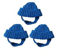 Gorro de invierno para mascotas para animales pequeños, gorro de punto suave, ideal para sesiones de fotos, gorro de punto cálido para mascotas, accesorio de disfraz de perro, ajuste elástico