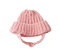 Gorro de invierno para mascotas para animales pequeños, gorro de punto suave, ideal para sesiones de fotos y calidez, gorro de punto cálido, fácil de lavar a máquina, para otoño, perro, rojo
