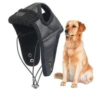 Gorro de invierno para mascotas para perros y gatos, gorro de piel sintética cálida con orejeras, sombrero de soldado de felpa para mascotas, para caminar al aire libre, senderismo, correr