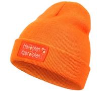 Gorro de Invierno para Mujer y Hombre con Diseño Aperol Spritz - Beanie en Naranja Vibrante, 100% Acrílico, Ideal para Esquí, Senderismo y Fiestas | Regalo Original para Amantes del Aperol (A)