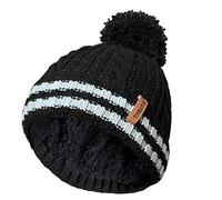 Gorro de Invierno para niño STORMACTIVE 100% Impermeable, Reflectante, cálido, de Punto, con pompón y Forro térmico Acogedor