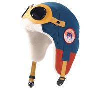 Gorro de Invierno para niños con Orejeras Gorro de Cazador cálido a Prueba de Viento con Forro Polar para niños niñas de 4 a 12 años Trapper Azul Oscuro, con Orejeras, Invierno con, Ha