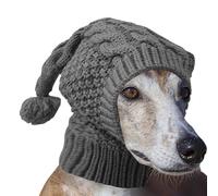 Gorro de invierno tejido para perros, Gorro cálido tejido para perros, Gorro cálido de otoño e invierno para perro, Capucha acogedora para cachorros con orejera, ropa bonita para mascotas, Protector d