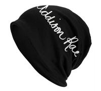 Gorro de Invierno Unisex Personalizado Addison RAE Cantante Americana Sombrero de Punto Gorro de Punto Hombres Moda Unisex Adulto Cálido Invierno Skullies Gorros Gorros Regalos