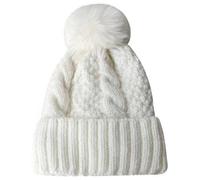 Gorro de lana afelpada de otoño/invierno, compatible con gorros de mujer resistentes al frío y al calor, ideales para deportes al aire libre