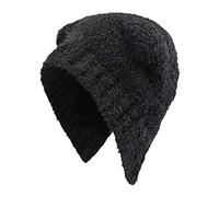 Gorro de lana cálido para invierno, bonito sombrero de lana versátil y pequeño para el oído, para sousaphone, Negro, Talla única