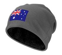 Gorro De Lana Hombre y Mujer con Diseño De Australia Bandera Suave Cálido y Elástico para Invierno Ideal para Fans y Uso Diario Talla Única 56 cm