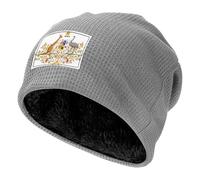 Gorro De Lana Hombre y Mujer con Diseño De Australia Emblema Nacional Suave Cálido y Elástico para Invierno Ideal para Fans y Uso Diario Talla Única 56 cm