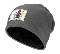 Gorro De Lana Hombre y Mujer con Diseño De Cook Islands Emblema Nacional Suave Cálido y Elástico para Invierno Ideal para Fans y Uso Diario Talla Única 56 cm