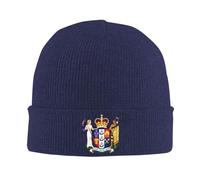 Gorro De Lana Hombre Y Mujer con Diseño De Newzealand Emblema Nacional Suave Cálido Y Elástico Ideal para Invierno Talla Única 36Cm Fans Y Patriotas