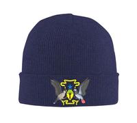 Gorro De Lana Hombre Y Mujer con Diseño De Sao Tome and Principe Emblema Nacional Suave Cálido Y Elástico Ideal para Invierno Talla Única 36Cm Fans Y Patriotas