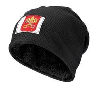 Gorro De Lana Hombre y Mujer con Diseño De Vatican City Emblema Nacional Suave y Cálido para Invierno Ideal para Fans y Actividades Al Aire Libre Talla Única 56 cm