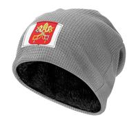 Gorro De Lana Hombre y Mujer con Diseño De Vatican City Emblema Nacional Suave y Cálido para Invierno Ideal para Fans y Actividades Al Aire Libre Talla Única 56 cm