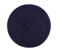 Gorro de lana para mujer, gorras francesas, gorras de esquí para mujer, azul celeste, M