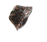 Gorro de Lluvia Impermeable, Plegable para Mujeres con Estampado y Forro Interior, Ideal para Senderismo y Largos Paseos bajo la Lluvia. (FR/ES, Números, 57, 58, Soles Azules)