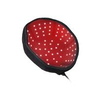 Gorro de luz para el crecimiento del cabello, dispositivo de prevención de alopecia, estimulación avanzada del cabelludo, ajuste ligero y cómodo, diseño negro, para adelgazamiento, pérdida