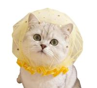 Gorro de malla antirecogida para perros, velo transpirable | Red antifricción | Gorro suave y elástico que evita la recogida de alimentos para perros pequeños, Schu