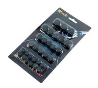 Gorro de moto con rosca | Cubierta de tornillo de motocicleta de 5 colores,30 unids/set cubierta de sombrero de tornillo de motocicleta a prueba de herrumbre, piezas decorativas de estilo de motocicle