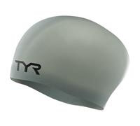 Gorro de natación de Silicona TYR para Adultos de Pelo Largo sin Arrugas