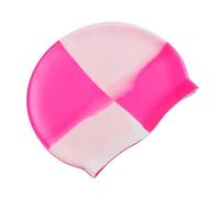 Gorro de Natación Gorro de baño impermeable silicona Color degradado for adultos, gorro for cabello seco for hombres y mujeres, con protección for las orejas, accesorios natación para Piscinas(NO.13)