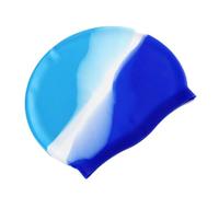 Gorro de Natación Gorro de baño impermeable silicona Color degradado for adultos, gorro for cabello seco for hombres y mujeres, con protección for las orejas, accesorios natación para Piscinas(NO.3)