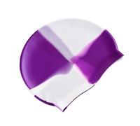 Gorro de Natación Gorro de baño impermeable silicona Color degradado for adultos, gorro for cabello seco for hombres y mujeres, con protección for las orejas, accesorios natación para Piscinas(NO.4)