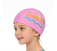 Gorro de natación | Gorro de natación con orejeras | Gorro de natación de pelo largo con bonito diseño | Para lago, río, parque acuático, entrenamiento, ejercicios, entrenamientos, duchas, spa