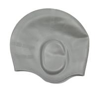 Gorro de natación - Gorro de natación de 23cm, diseño único de protección para Las Orejas | Goro de natacións de Silicona Impermeable para Piscina con Alta Elasticidad, Goro de baño para Cabello lar
