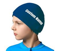 Gorro de natación personalizado para niños, Gorro de natación con tu nombre/patrón/LOGO, Gorro de natación personalizado para mujeres y hombres, fácil de poner y quitar, resistente al desgarro.