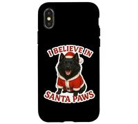 Gorro de Navidad con la Palabra «Papá Noel» con la Palabra «Papá Noel», Perro, mamá, papá Carcasa para iPhone X/XS