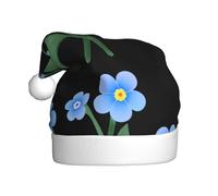 Gorro de Navidad de felpa para adultos con texto en inglés "HJFCZH Don't forget I love you", estampado suave y cómodo para fiestas, bailes, Halloween