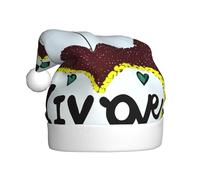Gorro de Navidad de felpa para adultos, diseño de confesiones de amor WHJSHOP suave y cómodo para fiestas, bailes, Halloween