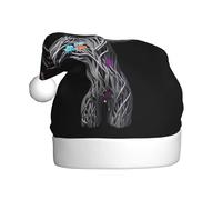 Gorro de Navidad de felpa para adultos, diseño de HJFCZH Mother of all things suave y cómodo para fiestas, bailes, Halloween
