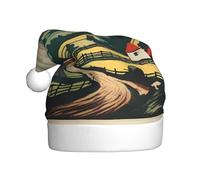 Gorro de Navidad de felpa para adultos, diseño de WHJSHOP Go to the countryside, suave y cómodo para fiestas, bailes, Halloween