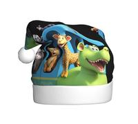 Gorro de Navidad de felpa para adultos, diseño de WHJSHOP Tourists tomando el tren, suave y cómodo para fiestas, bailes, Halloween