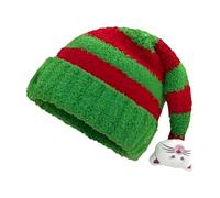 Gorro de Navidad de punto, gorro de invierno para adultos, sombreros de Navidad, cálido y divertido gorro de Papá Noel, gorro de felpa de invierno para niños