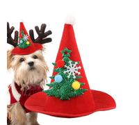 Gorro de Navidad para gato, bonito gorro cálido y ajustable, sombrero de Papá Noel de invierno para gato pequeño, para dragón barbudo, hámster, , evento de invierno, sesión de fotos, vacaciones