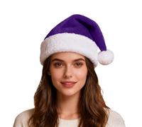Gorro de Navidad para mujer cálido, Beret para mujer, fiesta de invierno, con orejeras gruesas, forradas con piel sintética térmica estilo trampero cosaco para actividades al aire libre en clima frío