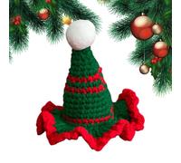 Gorro de Navidad para perro de punto | Gorros de punto - Gorros para gatitos - para cachorros de gatito y gatos de invierno y vacaciones, accesorios de disfraces y suministros