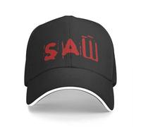 Gorro de Navidad Unisex Saw Logo de película Gorras de béisbol Moda Terror Sándwich de Miedo Estilo Unisex Gorras Ajustables Gorra Regalo de Moda al Aire Libre