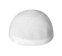 Gorro de oración musulmana para hombre, gorro de punto islámico, gorras de calavera, forro de casco musulmán, gorro de ganchillo, a, Talla única