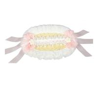 Gorro de paja de encaje victoriano para mujeres y niñas con cinta de lazo, ideal para fiestas de té y eventos de cosplay, como se muestra en la imagen, Taille unique