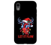 Gorro de Papá Noel Divertido Let It Flow Anatomy para Enfermera cardíaca Carcasa para iPhone XR